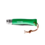 Sulankstomas peilis Opinel Colorama 07 inox žalias skroblas - Image 4