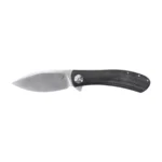 Sulankstomas peilis Trollsky Knives Mandu, juodas, riboto leidimo