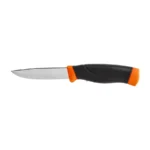 Morakniv Companion F Heavy Duty peilis su fiksuota geležte, anglinis plienas, oranžinis