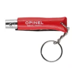 Opinel Colorama 04 suliamas peilis raktų pakabukas nerūdijančio plieno bukas raudonas - Image 4