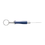 Opinel Colorama 04 sulankstomas peilis raktų pakabukas inox grab tamsiai mėlynas - Image 3