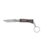 Sulankstomas peilis Opinel Colorama 04 inox, skroblas, juodas, raktų pakabukas