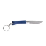 Opinel Colorama 04 sulankstomas peilis raktų pakabukas inox grab tamsiai mėlynas - Image 2