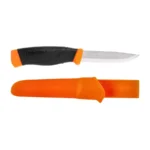 Morakniv Companion F Heavy Duty peilis su fiksuota geležte, anglinis plienas, oranžinis - Image 4