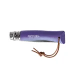 Sulankstomas peilis Opinel Colorama 06 inox skrobla, violetinis - Image 4