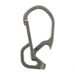 Raktų karabinas Civivi Click Gray Titanium CA-01A