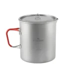 Titaninis puodas Robens Forge Duo Pot Ultralight 1,3 l – sidabrinis