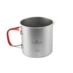 Tytaninis puodas Robens Forge Solo Pot Ultralight 650 ml – sidabrinis