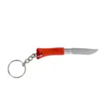 Opinel Colorama 02 sulankstomas peilis inox griebti oranžinį raktų pakabuką - Image 2