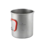 Titaninis puodas Robens Forge Duo Pot Ultralight 1,3 l – sidabrinis - Image 3