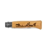 Sulankstomas peilis Opinel 8 Inox Oak Animal Series – kiškis - Image 3