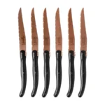 Laguiole Prestige Line Copper Stonewash kepsnio peilių rinkinys, 6 vnt.