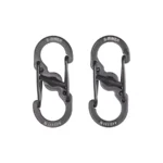 Nite Ize S-Biner MicroLock karabinų rinkinys, juodi