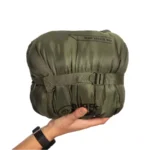 Snugpak Nautilus miegmaišis alyvuogių žalios spalvos, skirtas kairiarankiams - Image 4