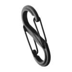 Polimerinis karabinas Nite Ize S-Biner #2 Black Gate juodas - Image 2