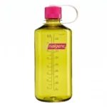 Gertuvė Nalgene Narrow Mouth, 1 l, gelsvai žalia ir fuksijų spalvos