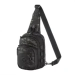 M-Tac Cross Bag Slim Elite Hex krepšys, kamufliažas juodas/juodas