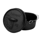 Ketaus puodas Petromax Dutch Oven plokščiu dugnu, 930 ml - Image 2