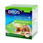 Elektrinis uodų repelentas Bros Zielona Moc su 10 keičiamų kasečių