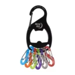 Nite Ize KeyRack+ S-Biner raktų pakabukas juodas