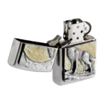 Zippo žiebtuvėlis su vilko motyvu - Image 3