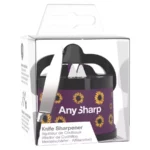 AnySharp Classic peilių galąstuvas, violetinis su saulėgrąžų raštu - Image 4