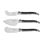 Sūrio peilių rinkinys Laguiole Premium Line Style de Vie Black
